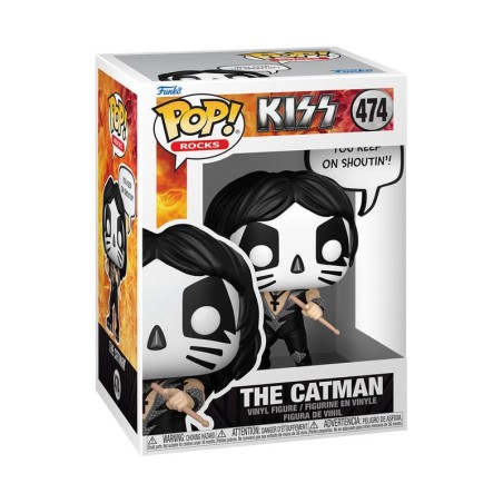 KISS - Figurine POP! The Catman (R&R All Night) 9 cm