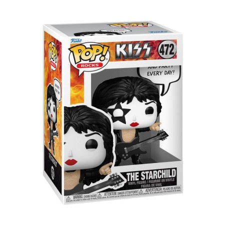 Kiss - Figurine POP! The Starchild(R&R All Night) 9 cm