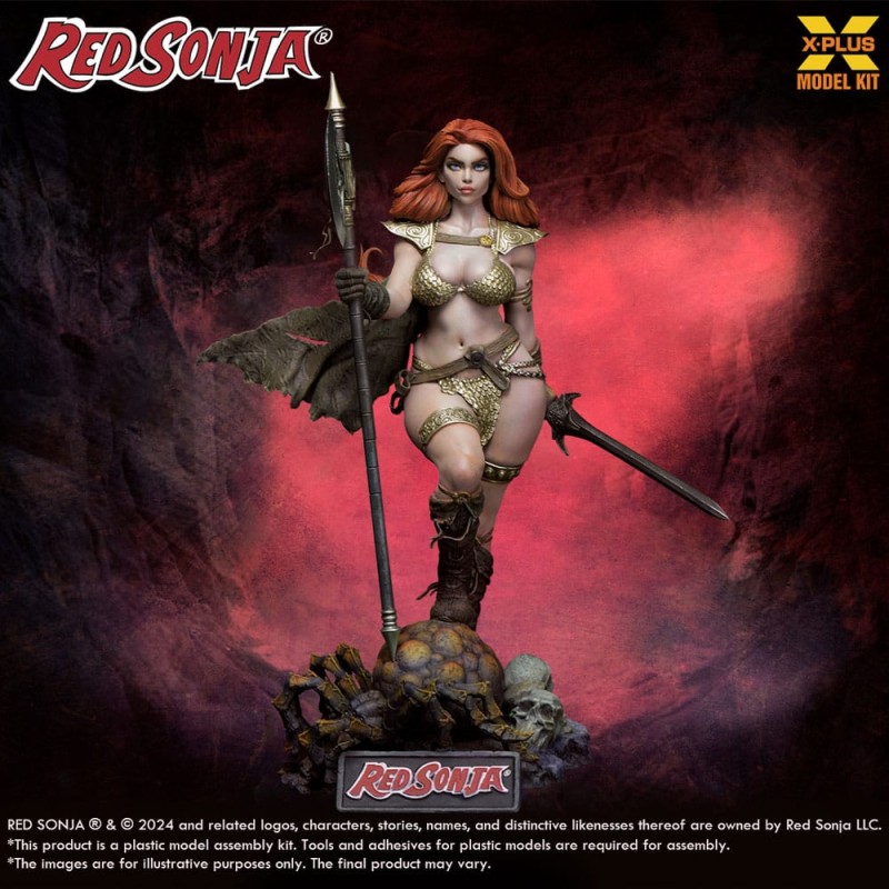 Red Sonja - Figurine Plastic Model Kit 1/8 Red Sonja 27 cm