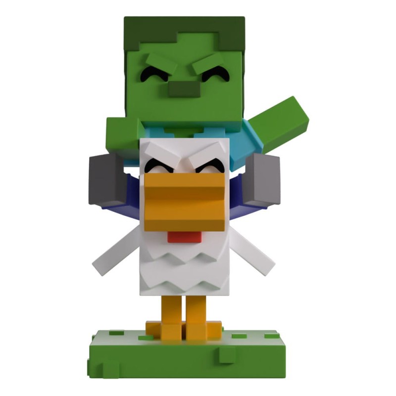 Minecraft - Figurine Chicken Jockey 12 cm