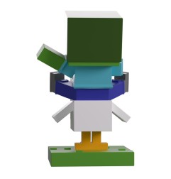 Minecraft - Figurine Chicken Jockey 12 cm
