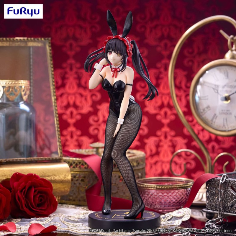 Date A Live V - Statuette BiCute Bunnies Kurumi Tokisaki Black Color Ver. 29 cm