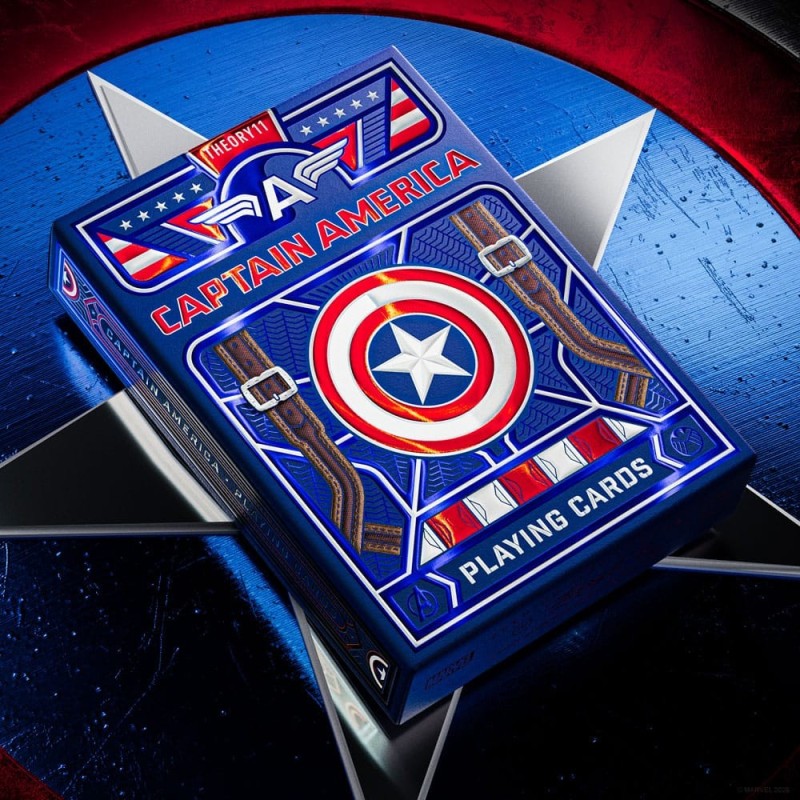 Captain America - Jeu de cartes Patriotic Design