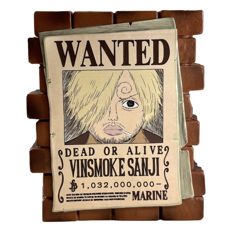 One Piece - Coin Bank Sanji Wanted