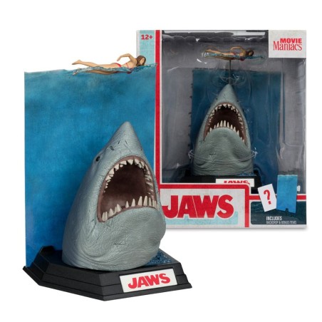 Jaws - Movie Maniacs PVC Statue  (50th Anniversary) 16 cm