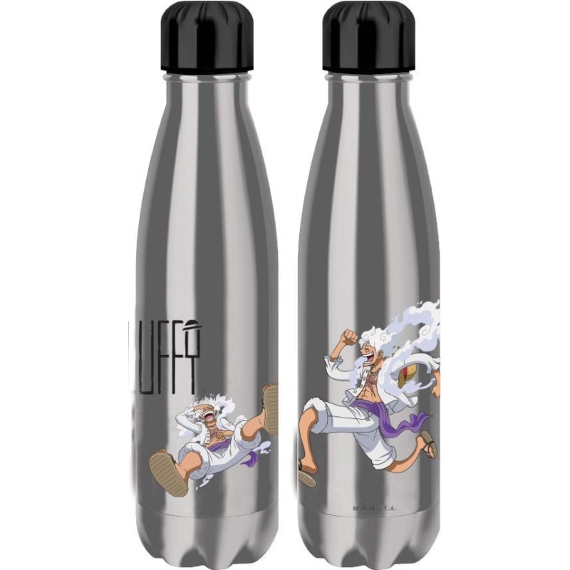 One Piece - Thermo Water Bottle Luffy Gear 5 Silver