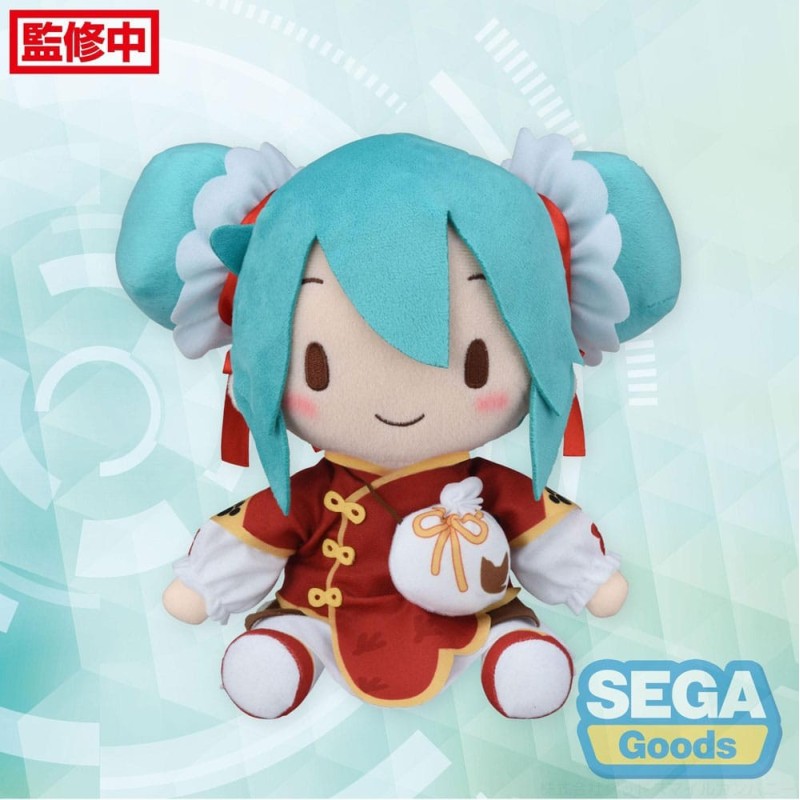 Hatsune Miku - Character Vocal Series 01:  Fuwa Petit Plush Figure  Going Out Series Chinatown Ver. M 22 cm