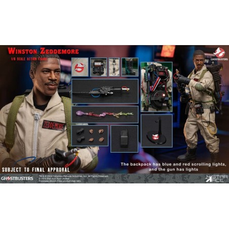 Ghostbusters - (1984) Action Figure 1/6 Winston Zeddemore 30 cm