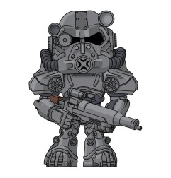 Fallout - Figurine T-60 Power Armor 11 cm