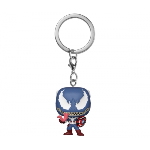 Marvel Venom - Porte-clés Pocket POP! Captain America 4 cm