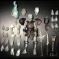 Mythic Legions - : Necronominus Actionfigur Undead Builder Pack (Deluxe) 15 cm