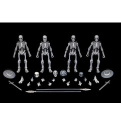 Mythic Legions -Pack 4 figurines Graveyard Skeletons