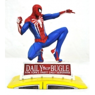 Marvel Gallery - Diorama Spider-Man on Taxi 23 cm