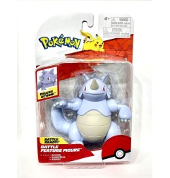 Pokémon - Figurine Battle Feature Rhinoféros 20 cm