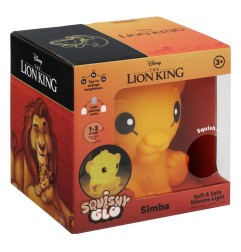 Disney - Squishy Glo Silicon Light The Lion King Simba 15 cm
