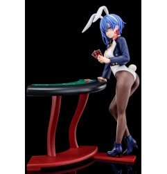 The Demon Sword Master of Excalibur Academy - Statue 1/6 Sakuya Sieglinde wearing lapis lazuli blue bunny costume with Nip Slip
