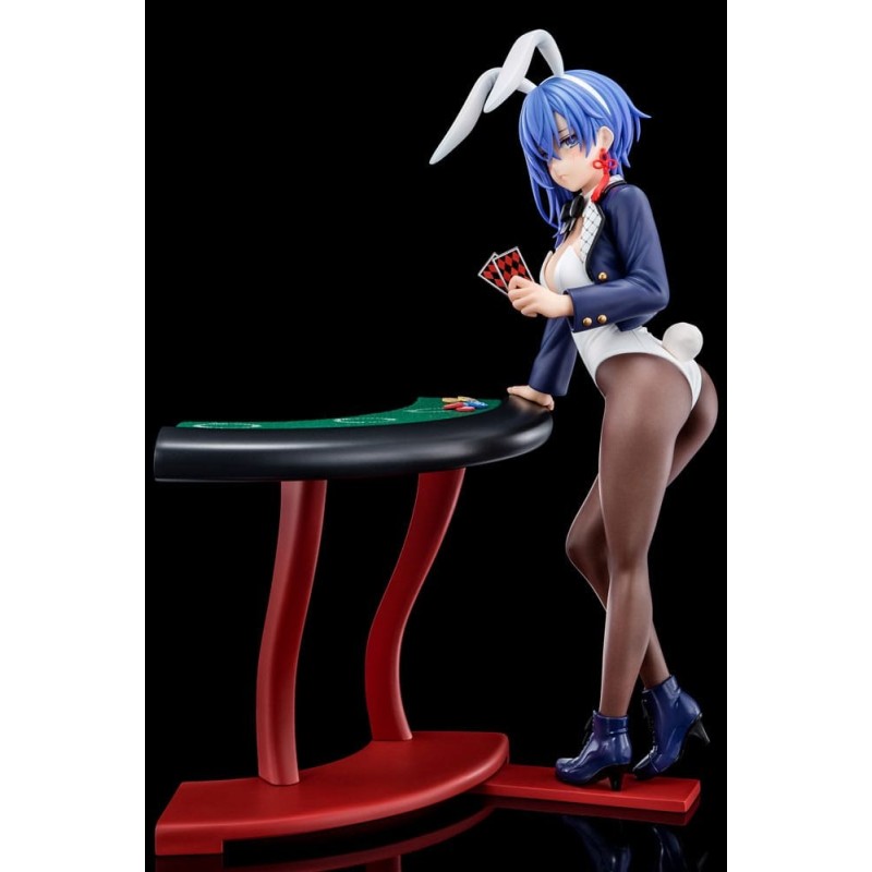 The Demon Sword Master of Excalibur Academy - Statuette 1/6 Sakuya Sieglinde wearing lapis lazuli blue bunny costume with Nip Sl