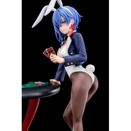 The Demon Sword Master of Excalibur Academy - Statuette 1/6 Sakuya Sieglinde wearing lapis lazuli blue bunny costume with Nip Sl