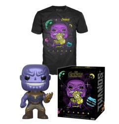 Marvel - Avengers Infinity War POP! & Tee set figurine et T-Shirt Thanos 