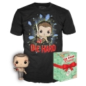 Piège de cristal - POP! & Tee set figurine et T-Shirt John McClane