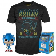 Sonic the Hedgehog - POP! & Tee set figurine et T-Shirt Sonic