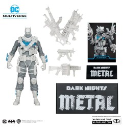 DC Multiverse - Figurine The Grim Knight (Dark Nights Metal) (Black & White Accent Edition) (Gold Label) 18 cm