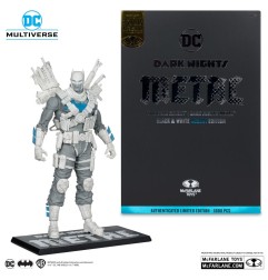 DC Multiverse - Figurine The Grim Knight (Dark Nights Metal) (Black & White Accent Edition) (Gold Label) 18 cm