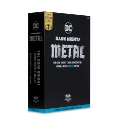 DC Multiverse - Figurine The Grim Knight (Dark Nights Metal) (Black & White Accent Edition) (Gold Label) 18 cm
