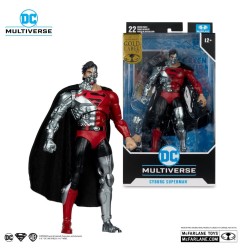 Revenge of the Green Lanterns DC Multiverse - Figurine Cyborg Superman (Gold Label) 18 cm