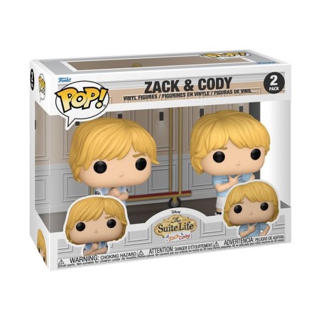 La Vie de palace de Zack et Cody - Pack figurines 2 POP! Zack & Cody 9 cm