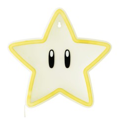 Nintendo - Super Mario LED Wall Lamp Light Super Star Neon