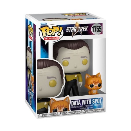 Star Trek - Figurine POP! & Buddy STNXTGen Data w/spot 9 cm
