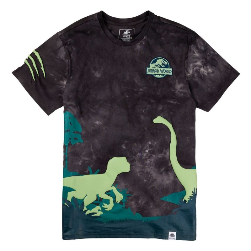 Jurassic Park - Jurassic World by Loungefly Tee T-Shirt Unisex Dinos Size S
