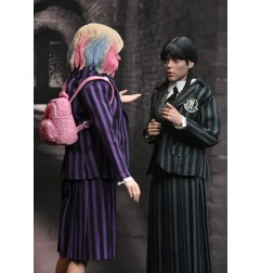 Mercredi - Pack de 2 figurines Mercredi Addams (Nevermore Uniform) et Enid 20 cm