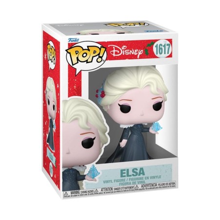 Disney Princess - Figurine POP! Holiday Elsa 9 cm