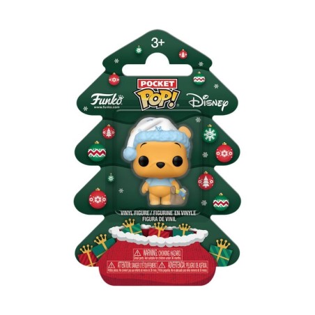 Winnie the Pooh - Holiday 2025 Pocket POP! Vinyl Keychains Pooh Tree Holiday Box 4 cm
