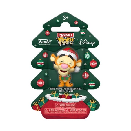 Winnie the Pooh - Holiday 2025 Pocket POP! Vinyl Keychains Tigger Tree Holiday Box 4 cm