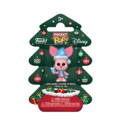Winnie the Pooh - Holiday 2025 Pocket POP! Vinyl Keychains Piglet Tree Holiday Box 4 cm
