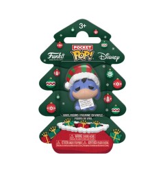 Winnie the Pooh - Holiday 2025 Pocket POP! Vinyl Keychains Eeyore Tree Holiday Box 4 cm