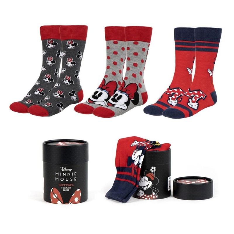 Disney - Pack 3 paires de chaussettes Minnie 1 36-43 Disney - Pack 3 paires de chaussettes Minnie 1 36-43