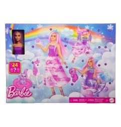 Barbie - Calendrier de l'avent Barbie et 1 poupée Fantasy