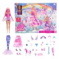Barbie - Calendrier de l'avent Barbie et 1 poupée Fantasy