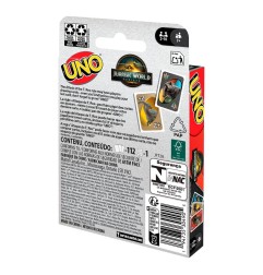Jurassic World : Renaissance - Jeux de cartes UNO Jurassic World : Renaissance
