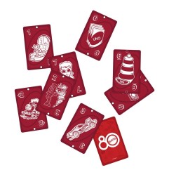 Mattel - Jeux de cartes UNO Ruby Red 80th Anniversary