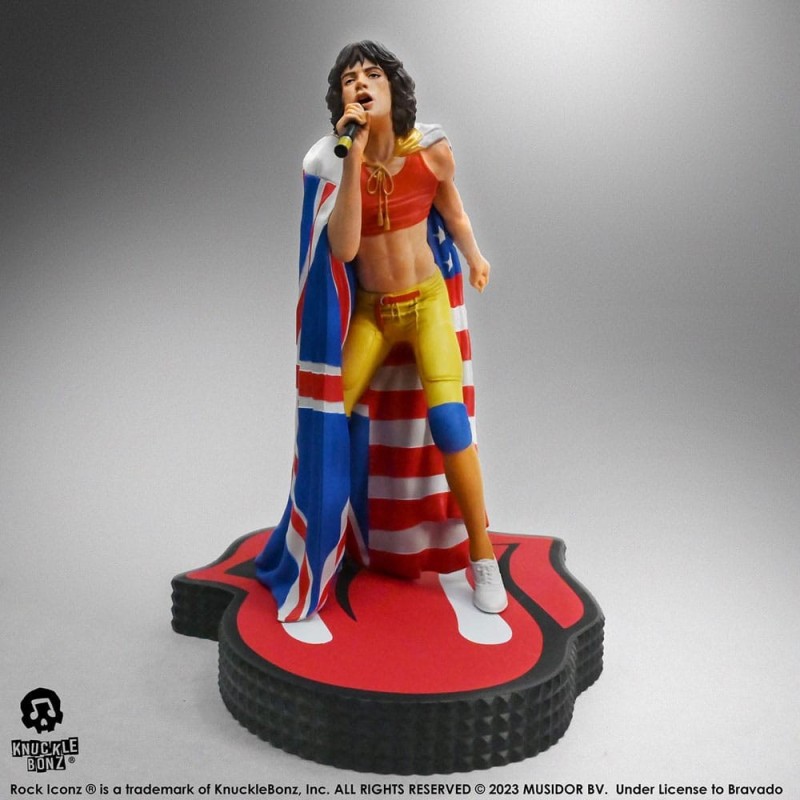 The Rolling Stones - Rock Iconz Statue Mick Jagger (Tattoo You Tour 1981) 22 cm
