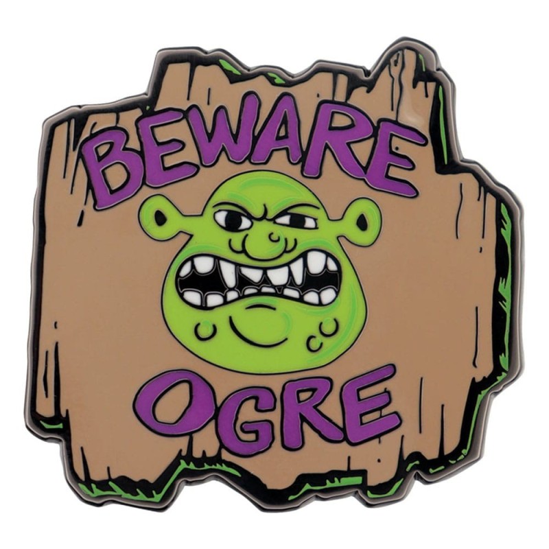 Shrek - Pin Badge Beware Ogre Limited Edition Shrek - Pin Badge Beware Ogre Limited Edition