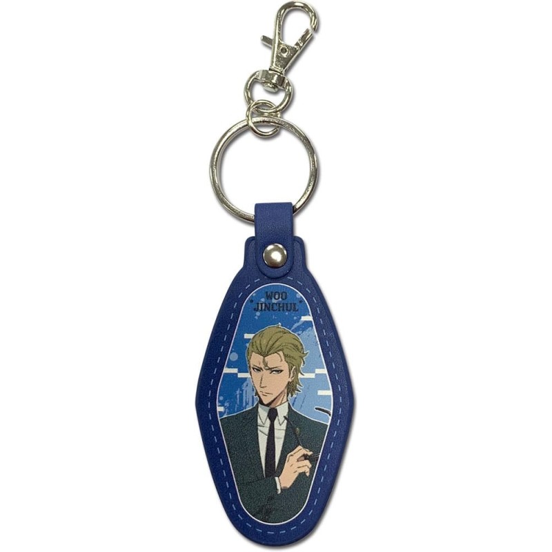 Solo Leveling - Leather Keyring Woo Jinchul