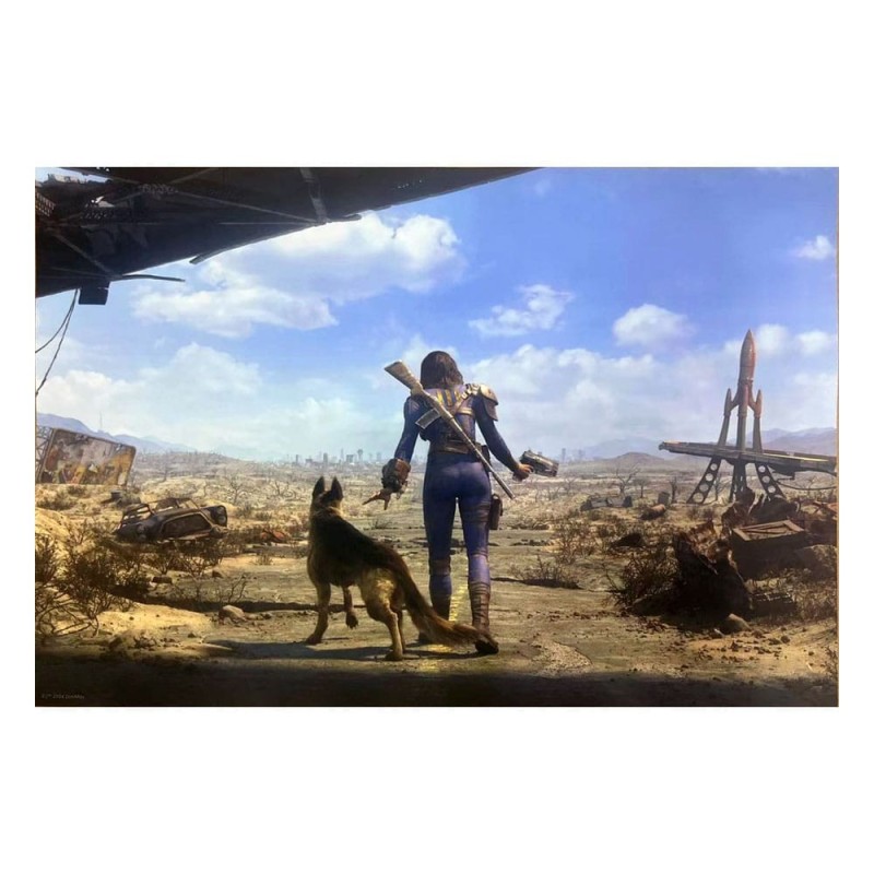 Fallout - 4 Art Print Neighborhood Patrol 30 x 40 cm - unframed
