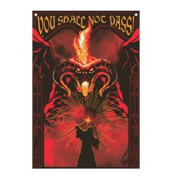 Lord of the Rings - Wall Banner You shall not pass! 125 x 85 cm