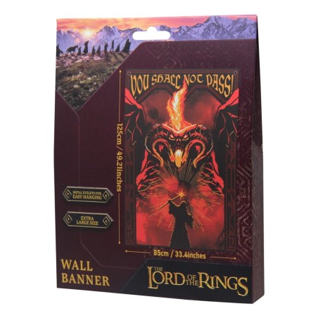 Lord of the Rings - Wall Banner You shall not pass! 125 x 85 cm